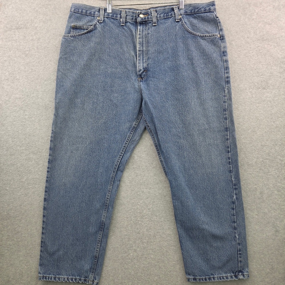 WRANGLER Classic Dad Core RELAXED FIT Jeans Mens 44x30 Workwear 100% Cotton